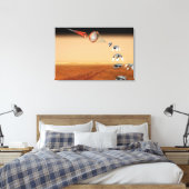 Vorgeschlagene Rückführungsmission der Mars. Leinwanddruck (Insitu (Schlafzimmer))