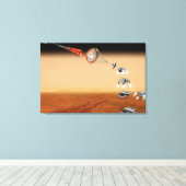 Vorgeschlagene Rückführungsmission der Mars. Leinwanddruck (Insitu (Holzboden))