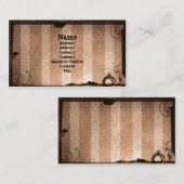 Vorgeschlagene Steampunk Goth Business Card Visitenkarte (Vorne/Hinten)