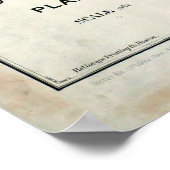 Vorgeschlagener Straßenplan für West Fenway, Bosto Poster (Ecke)