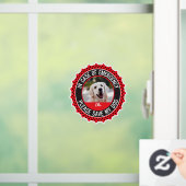 Vorgeschriebener Ansprechpartner für Hunde Fensteraufkleber (Zuhause)