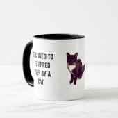 Vorgesehen, durch Katze umgekippt zu werden Tasse (Vorderseite Links)