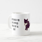 Vorgesehen, durch Katze umgekippt zu werden Tasse (Vorderseite Links)