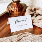 Vorgesehenes Zeichen, Minimalistisch vorbehaltenes Begleitkarte