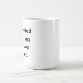 Vorgestellt, aber bereit, Palästina zu diskutieren Kaffeetasse (Mittel)