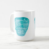 Vorgestellt, aber bereit zu diskutieren kaffeetasse (Vorderseite Links)