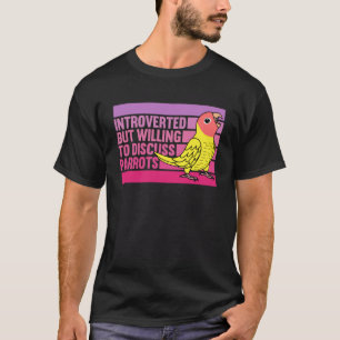 Vorgestellt, aber Papageien Peach konfrontiert Gel T-Shirt