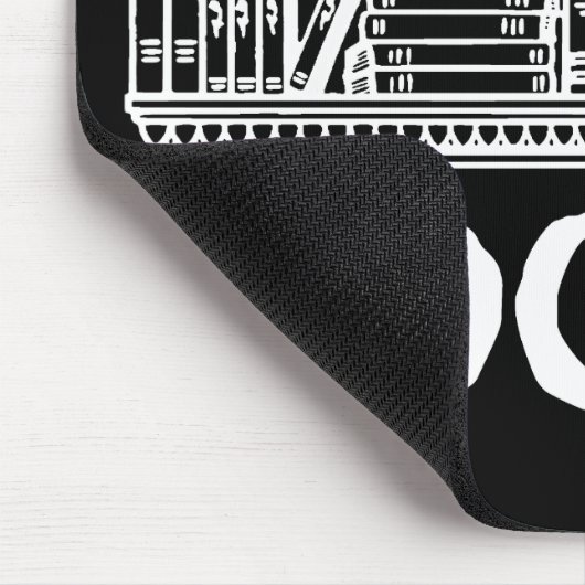 Vorgestellt, aber willens, Bücher zu diskutieren Mousepad (Ecke)