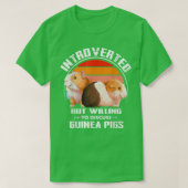 Vorgestellt, aber willens, Guinea Schweine Kit zu T-Shirt (Design vorne)