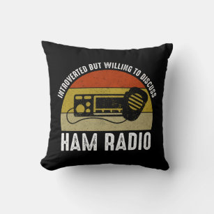 Vorgestellt, aber willens, Ham Radio zu diskutiere Kissen