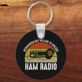 Vorgestellt, aber willens, Ham Radio zu diskutiere Schlüsselanhänger (Rückseite)