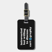 Vorgestellt, aber willens, Kartographie zu diskuti Gepäckanhänger (Vorderseite vertikal)