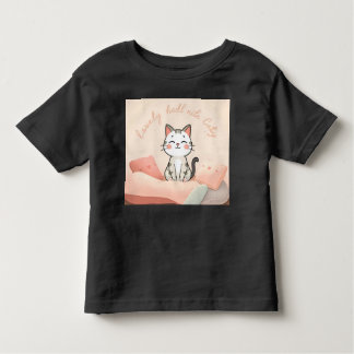 Vorgestellt, aber willens, Katzen zu diskutieren - Kleinkind T-shirt