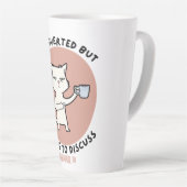 Vorgestellt, aber willens, Katzen zu diskutieren - Milchtasse (Rechte Ecke)