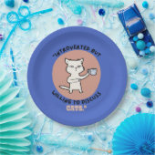 Vorgestellt, aber willens, Katzen zu diskutieren - Pappteller (Party)