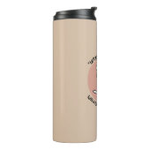 Vorgestellt, aber willens, Katzen zu diskutieren - Thermosbecher (Nach links gedreht)