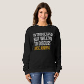 Vorgestellt, aber willens, über Base Jumping zu di Sweatshirt (Vorne ganz)