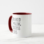Vorgestellt, aber willens zu diskutieren Jesus Fun Tasse (Vorderseite Links)