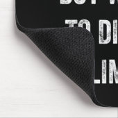 Vorgestellt, aber willens zu diskutieren Klettern  Mousepad (Ecke)