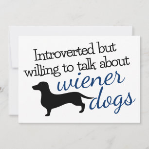 Vorgestellt durch die Bereitschaft, über Dackel Hu Dankeskarte