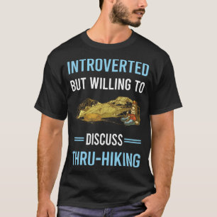 Vorgestellt Thru-Wandern Thru Wanderwanderweg Wand T-Shirt