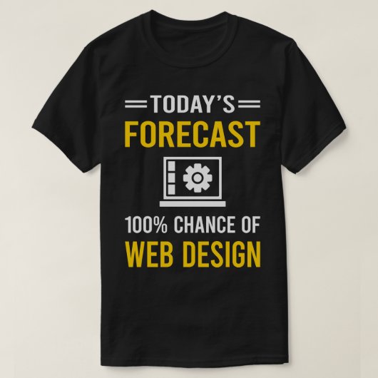 Vorgestellt Webdesign Designer Design T-Shirt (Design vorne)
