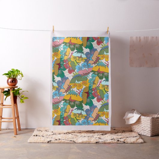 Vorgestellte Blume Stoff (Beispiel)