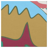 Vorgestellte Blume Stoff (Nahaufnahme)