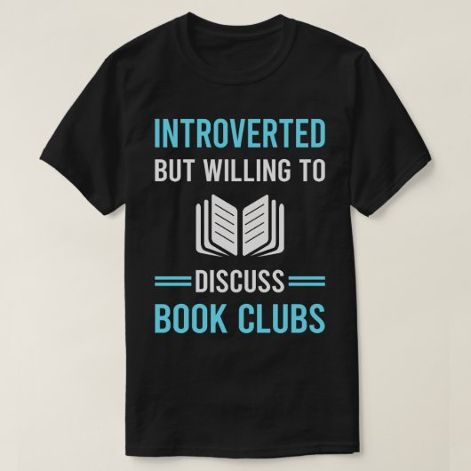Vorgestellte Bücherklub Lesedokumente T-Shirt (Design vorne)