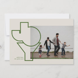 Vorgestellte Joy Flat Holiday Card Feiertagskarte