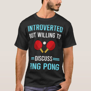 Vorgestellte Ping Pong Tischtennis T-Shirt
