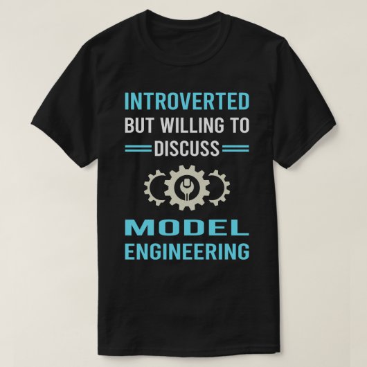 Vorgestellter Modellingenieur T-Shirt (Design vorne)