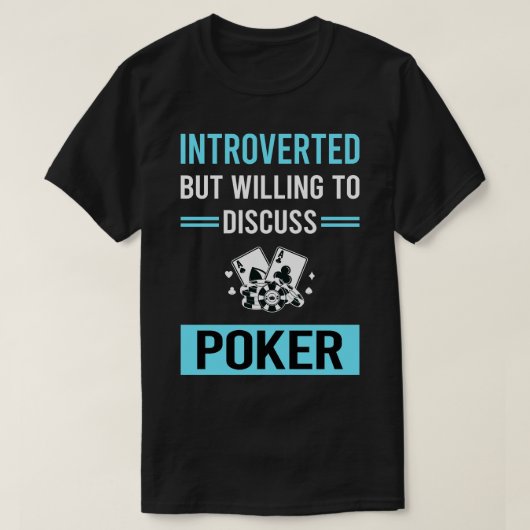 Vorgestellter Poker T-Shirt (Design vorne)