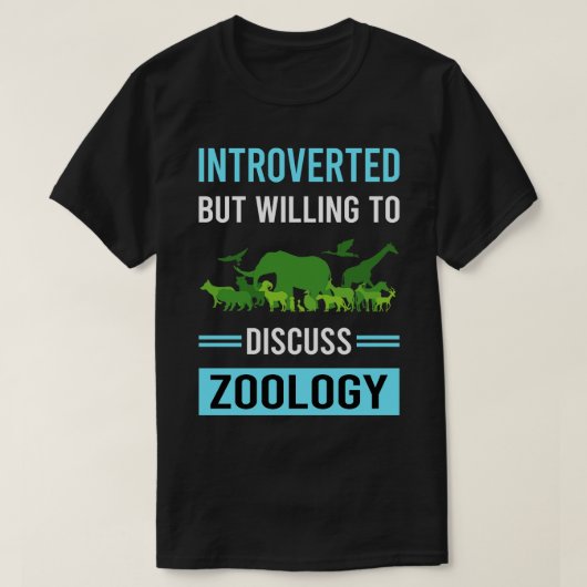 Vorgestellter Zoologe T-Shirt (Design vorne)