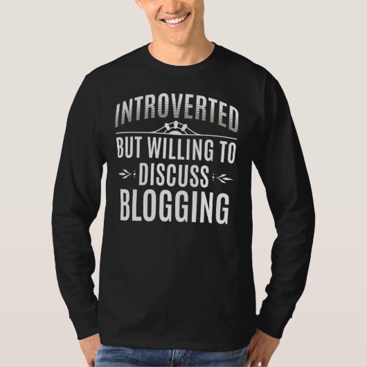 Vorgestelltes Bloggen T-Shirt (Vorderseite)