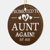 Vorgeworben, um Tante 2022 erneut zu tanzen 2022 Keramik Ornament (Links)