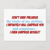 vorgreifen postkarte (Vorderseite)