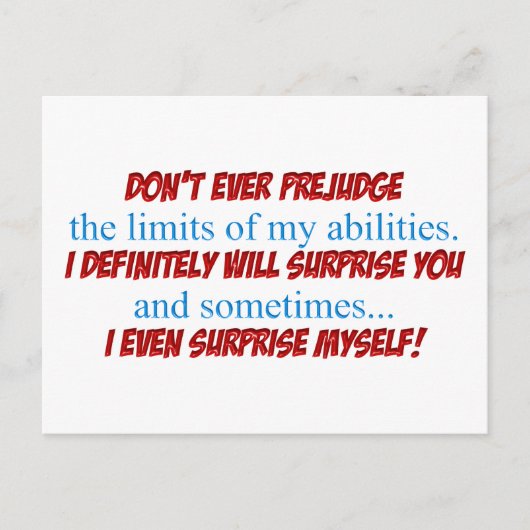 vorgreifen postkarte (Vorderseite)