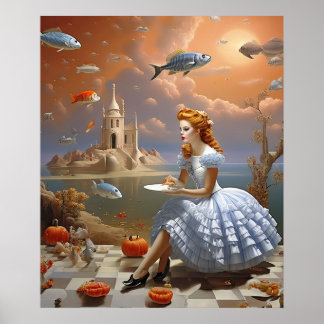 Vorhalle der Tafel Poster