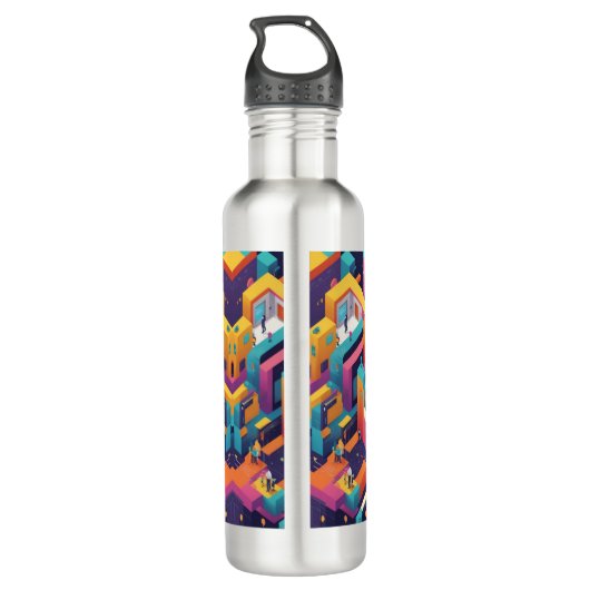 Vorhandene Frage Edelstahlflasche (Rückseite)