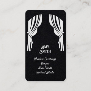 Vorhang Fenster Abdeckung benutzerdefinierte QR-Vi Visitenkarte