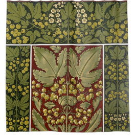 Vorhang für antikes Leaf-Muster