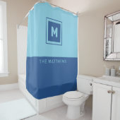 Vorhang für benutzerdefinierte Monogramm- und Name (Beispiel)