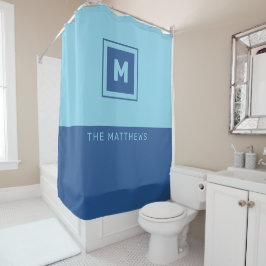 Vorhang für benutzerdefinierte Monogramm- und Name