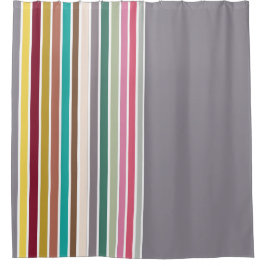 Vorhang für das Muster des Retro-Streifens