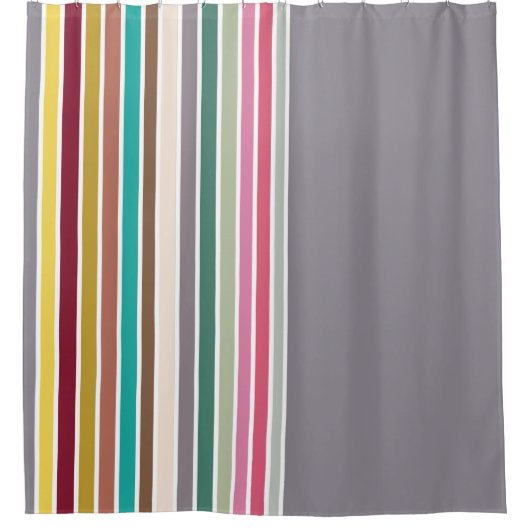 Vorhang für das Muster des Retro-Streifens (Vorderseite)