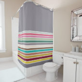 Vorhang für das Muster des Retro-Streifens (Beispiel)