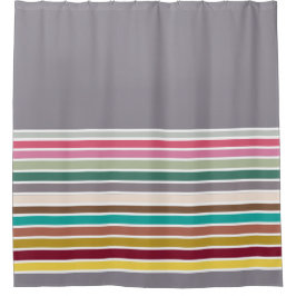 Vorhang für das Muster des Retro-Streifens