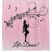 Vorhang für den Tanz mit dem benutzerdefinierten T (Vorderseite)