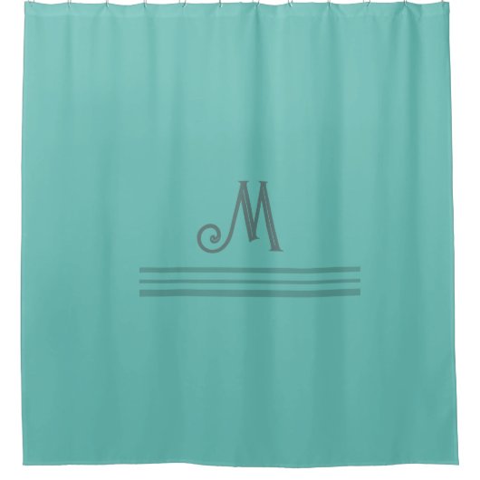 Vorhang für die benutzerdefinierte Monogram Sage G (Vorderseite)